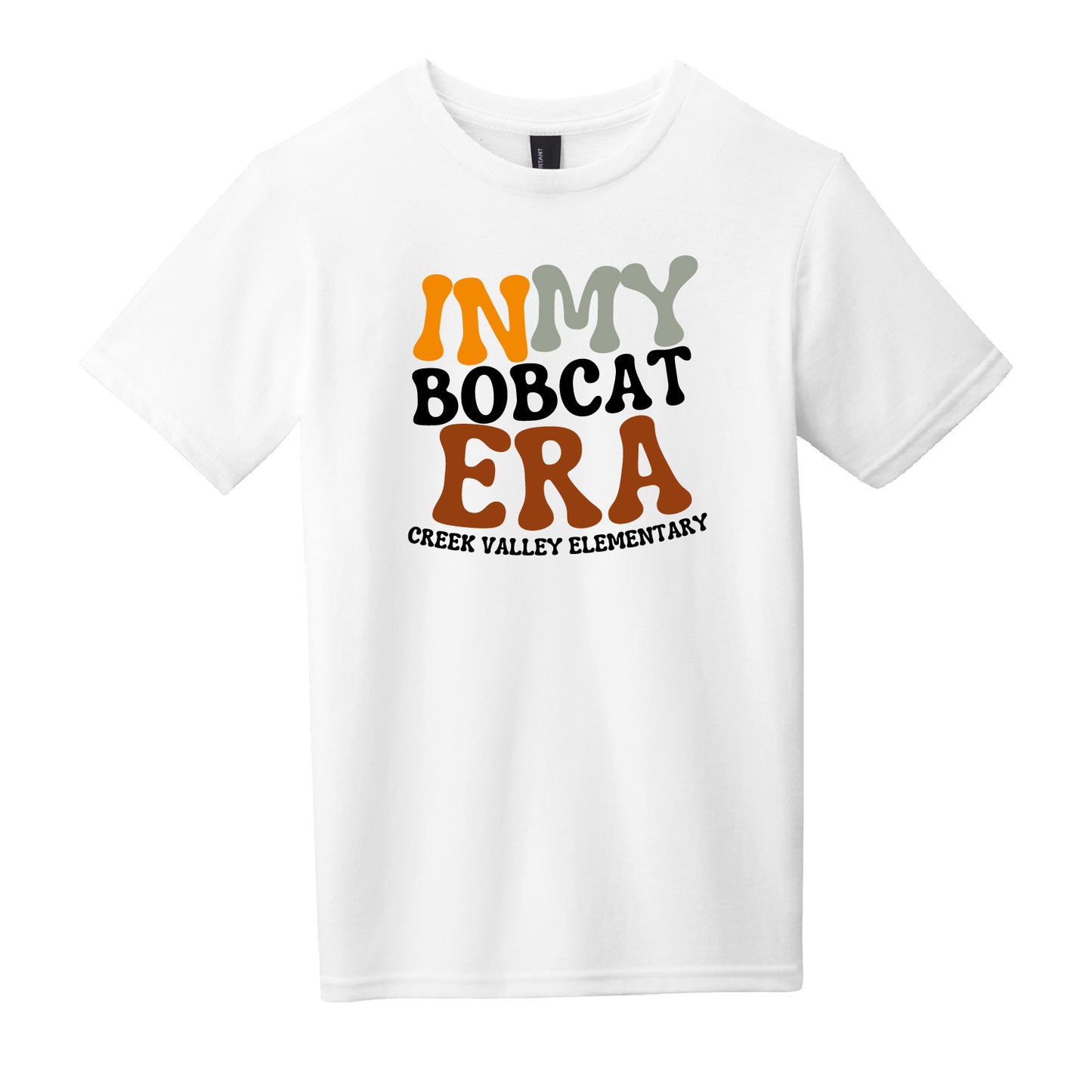 Creek Valley Elementary Youth Very Important Tee Bobcat Era