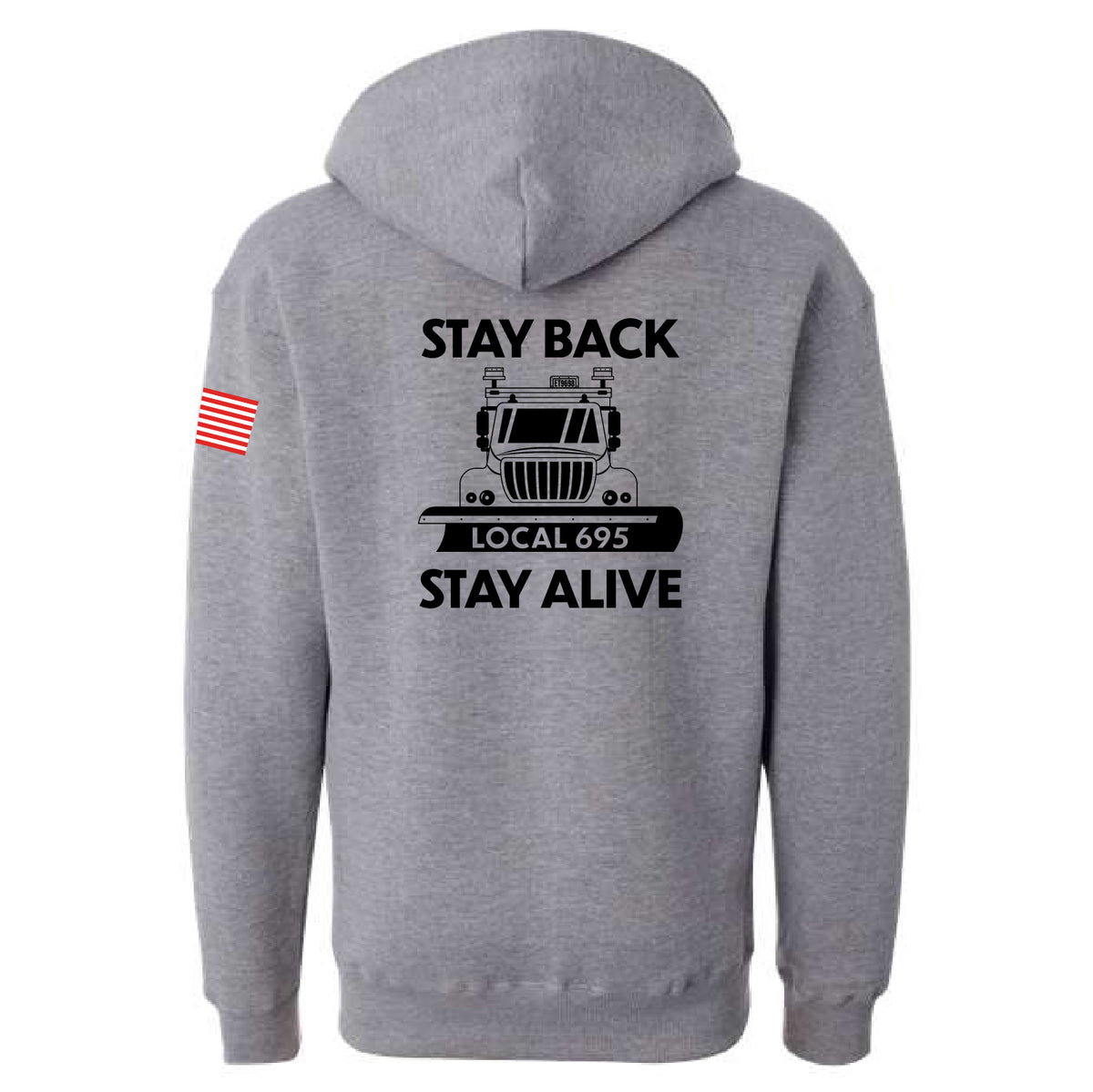 AFSCME Local 695 Men's Sport Lace Hooded Sweatshirt