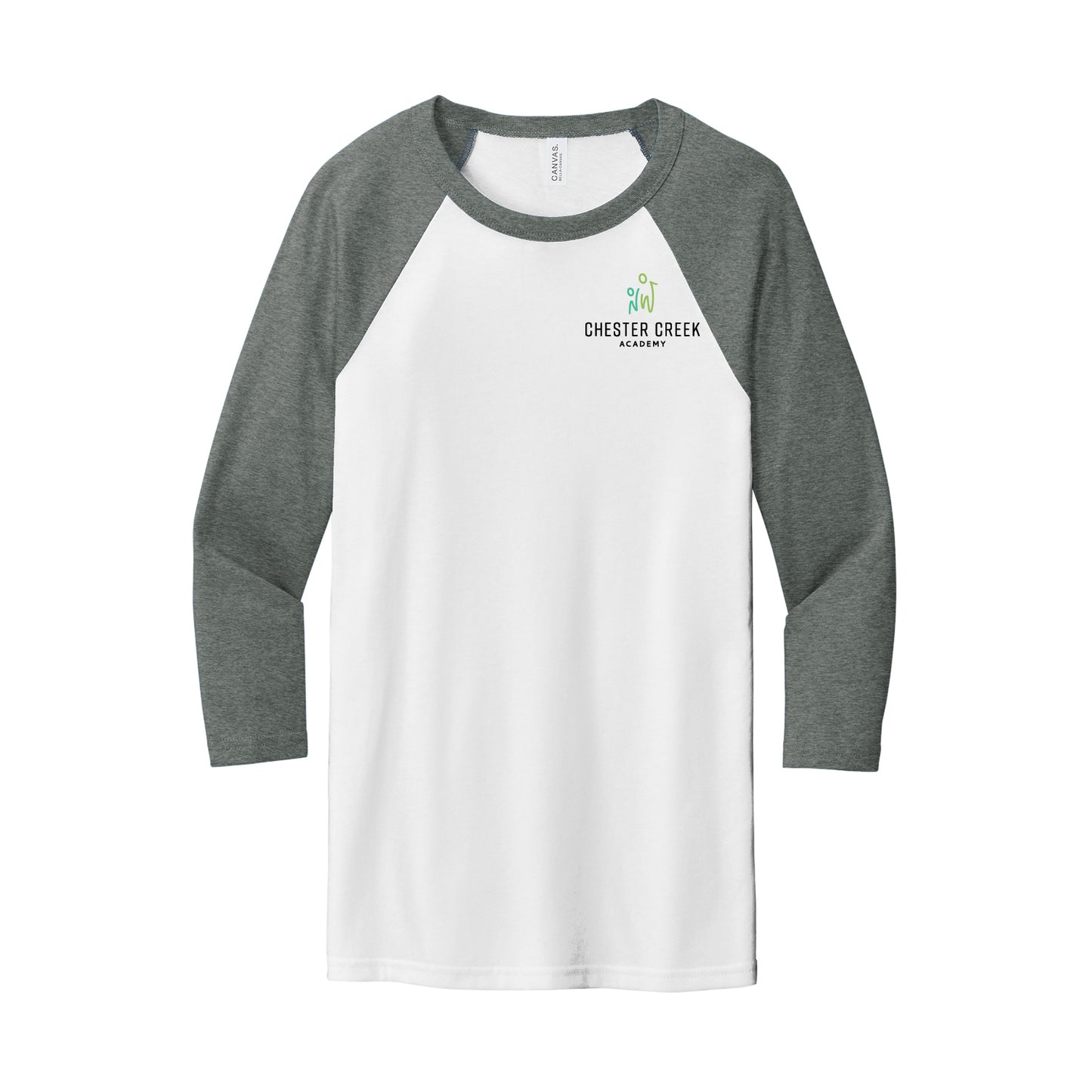 Chester Creek Academy Raglan Baseball Tee