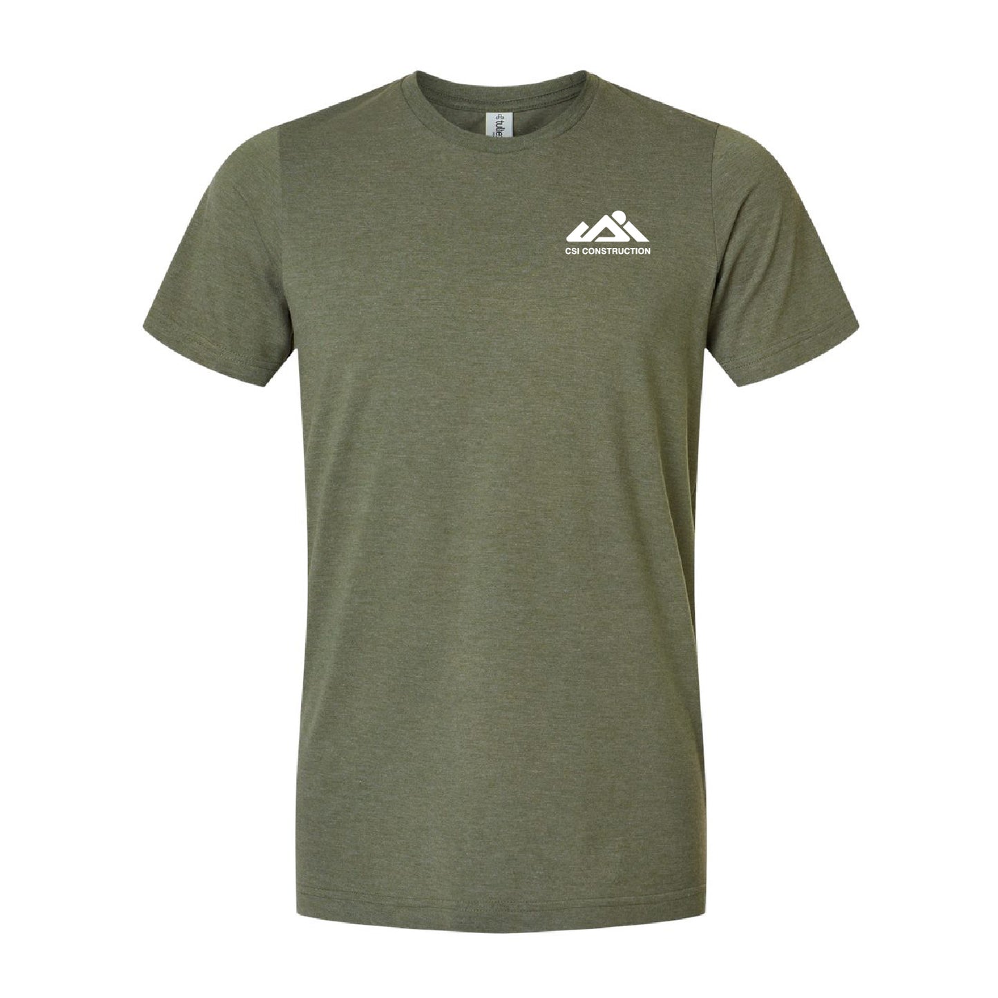CSI Construction Unisex Combed CVC T-Shirt