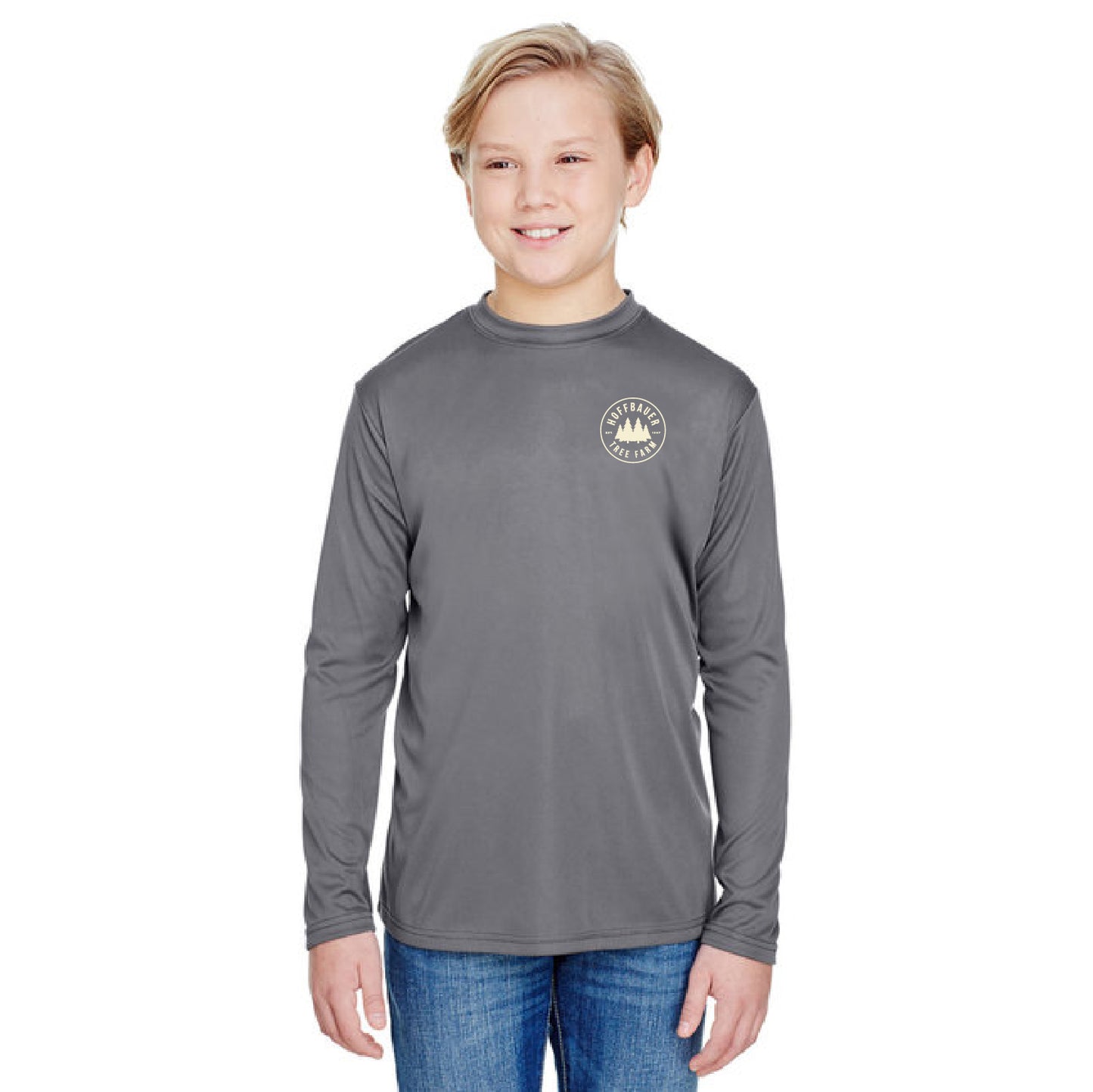 Hoffbauer Youth Long Sleeve Cooling Performance Shirt