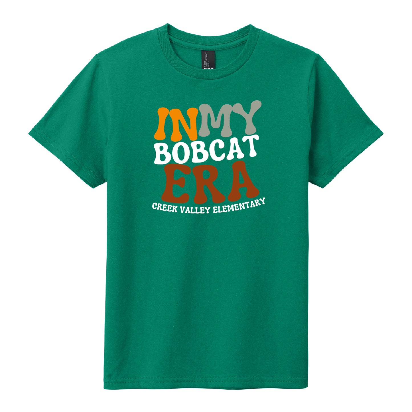 Creek Valley Elementary Youth Very Important Tee Bobcat Era