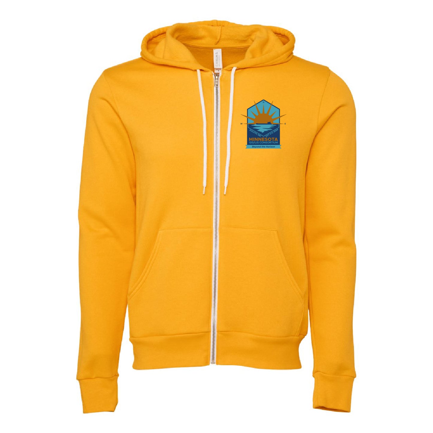 MN GIS/LIS Sponge Fleece Full-Zip Hoodie Conference Logo