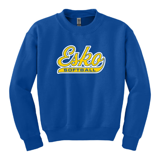 Esko Softball Youth Heavy Blend™ Crewneck Sweatshirt