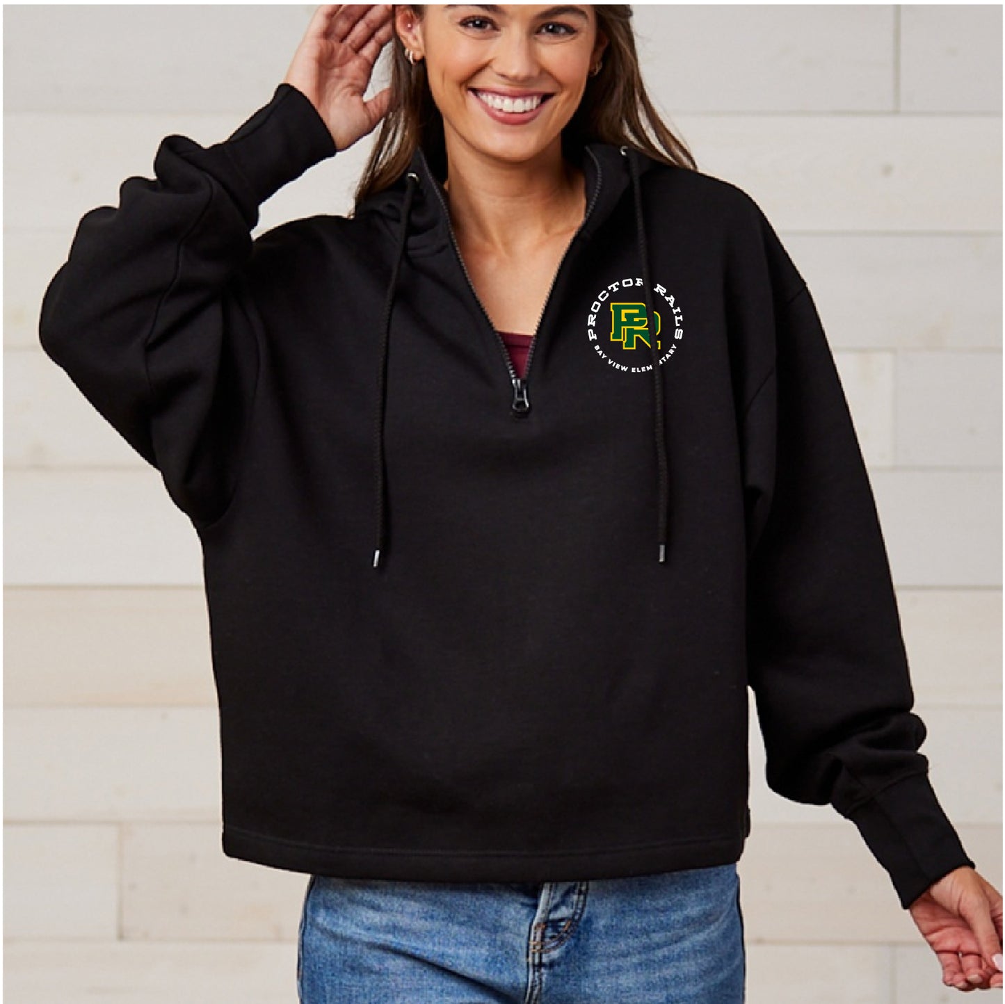 Bay View Elementary Women's Lightweight Fleece Hoodie