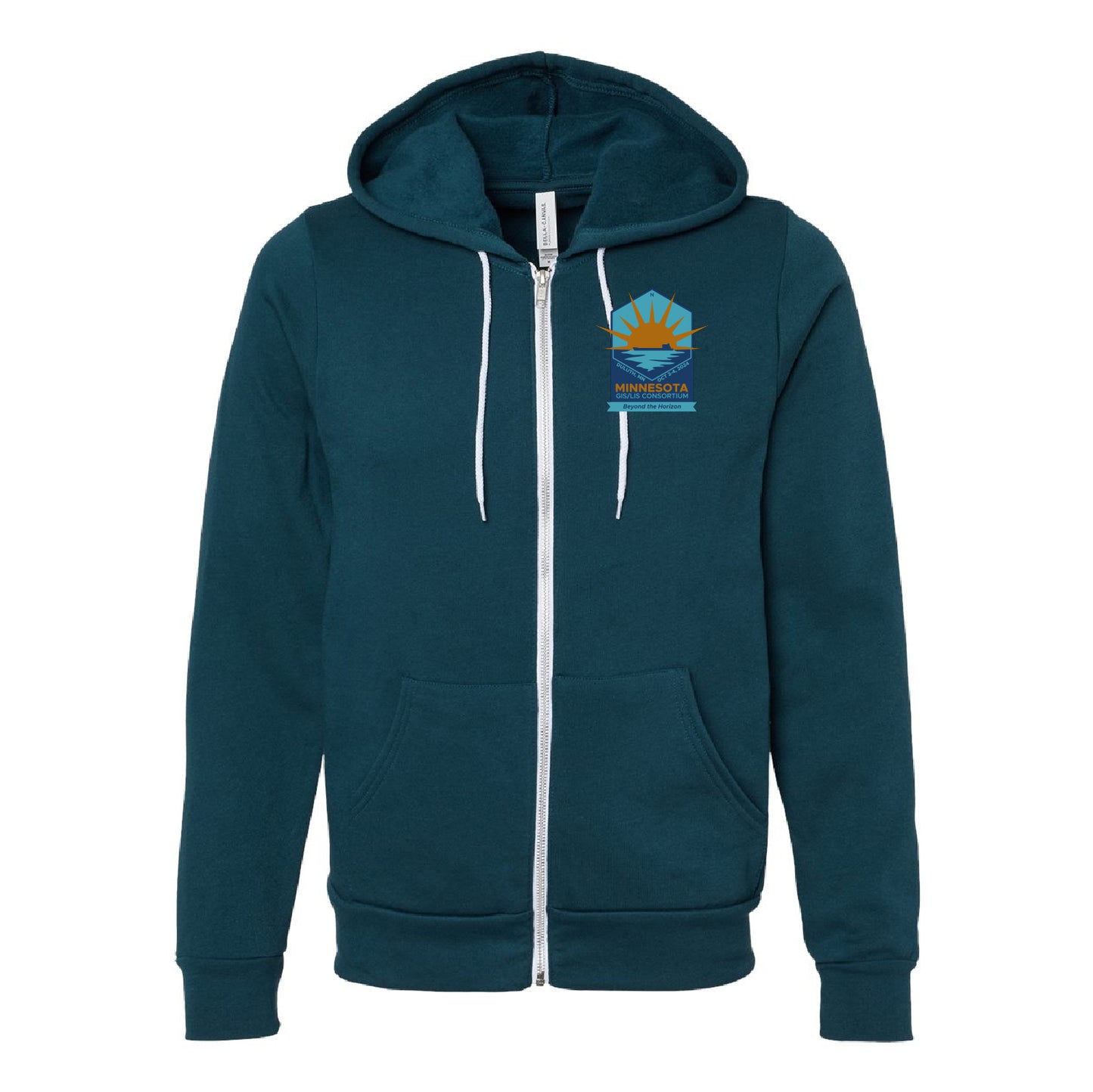 MN GIS/LIS Sponge Fleece Full-Zip Hoodie Conference Logo