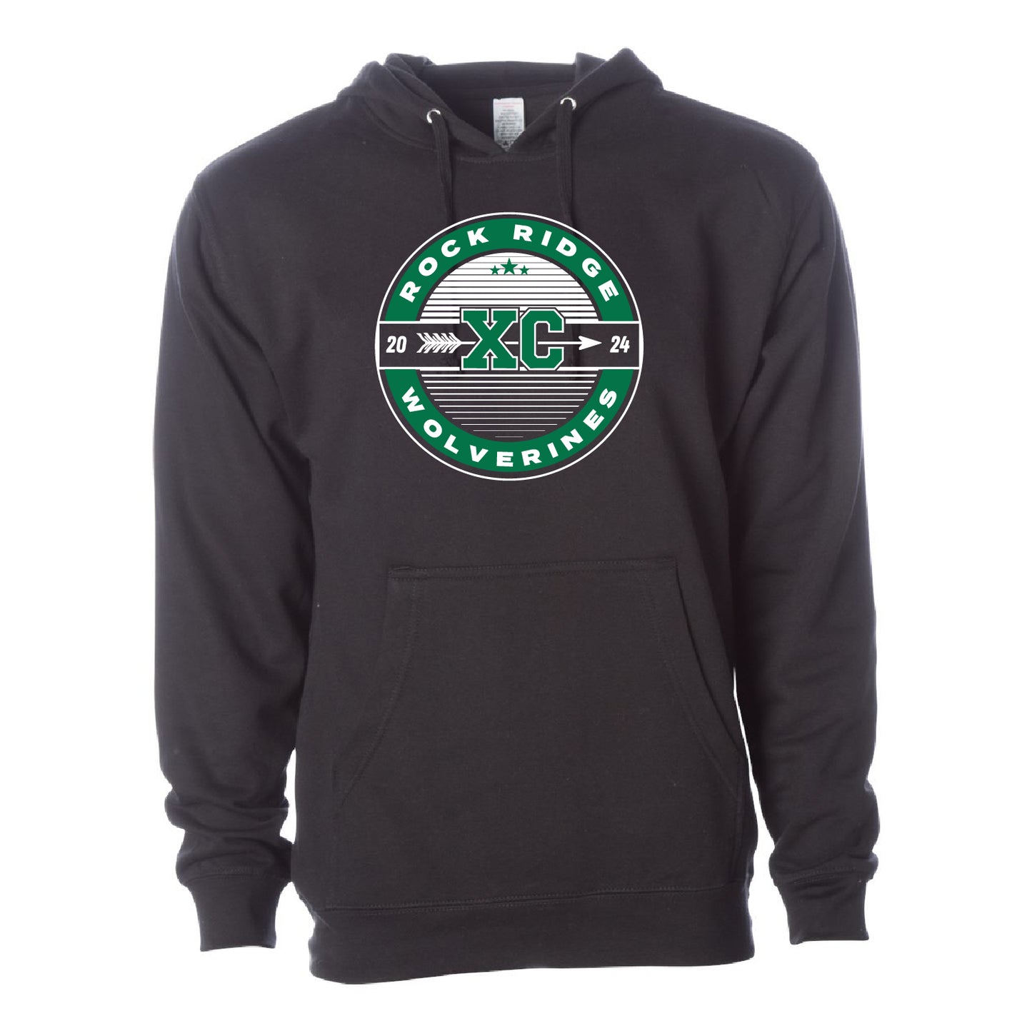 Rock Ridge CC Circle Unisex Midweight Hooded Sweatshirt