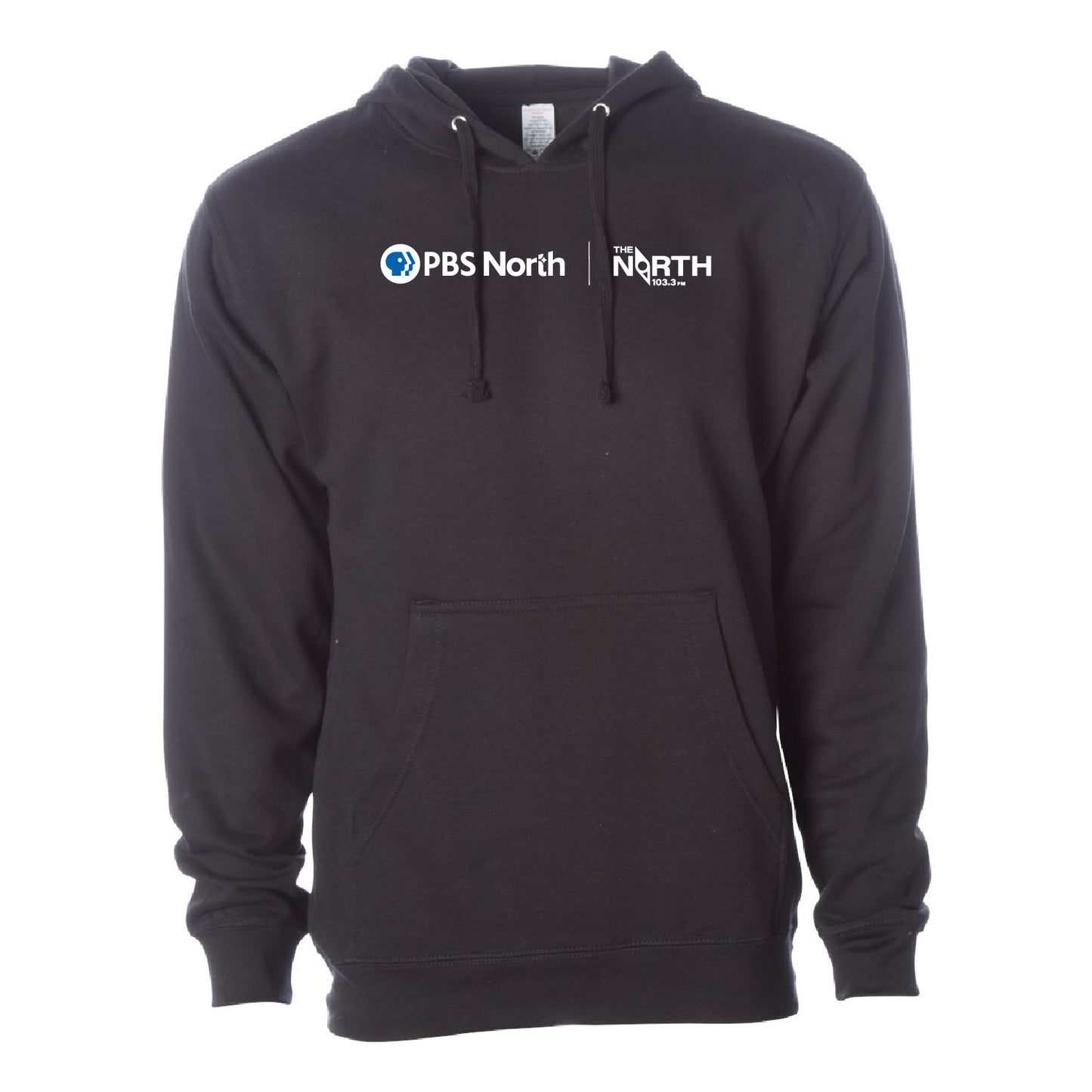 PBS North Unisex Midweight Hooded Sweatshirt - 2