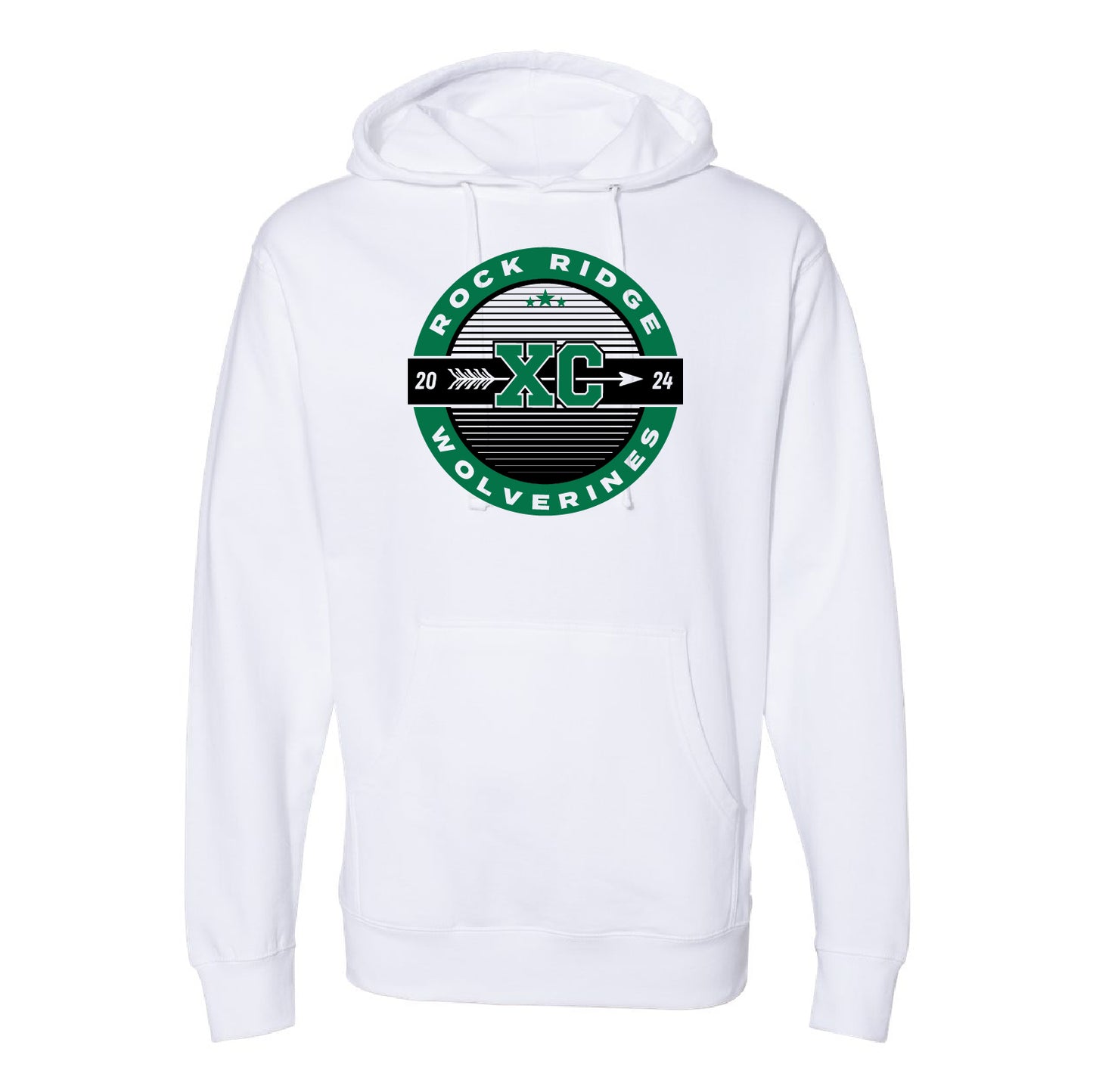 Rock Ridge CC Circle Unisex Midweight Hooded Sweatshirt