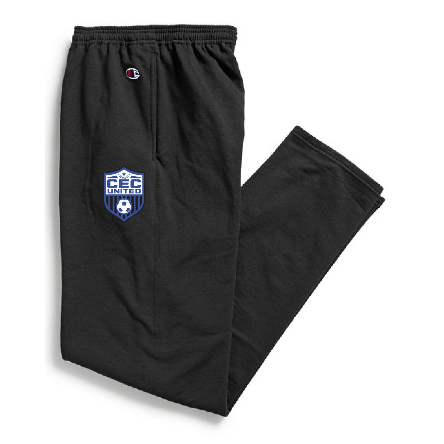 Cec United Champion Adult Powerblend® Open-Bottom Fleece Pant with Pockets