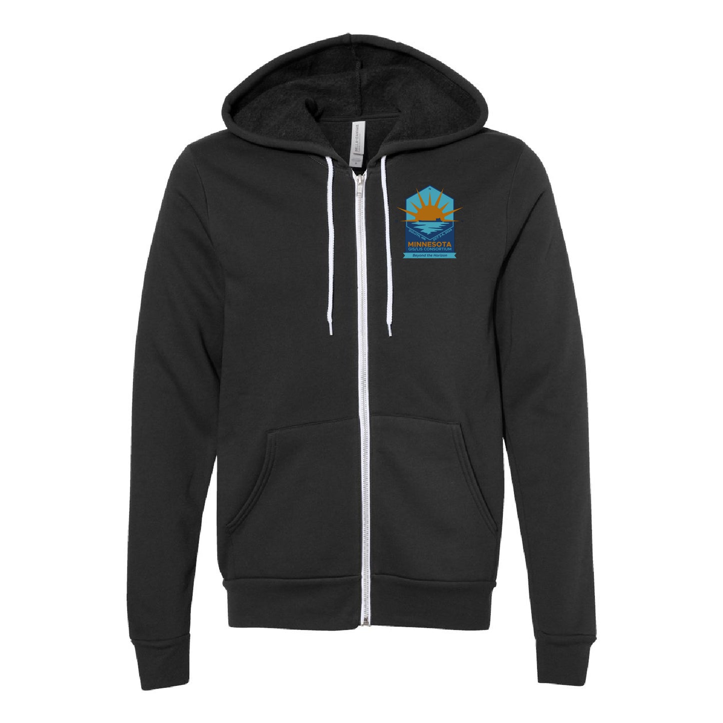 MN GIS/LIS Sponge Fleece Full-Zip Hoodie Conference Logo