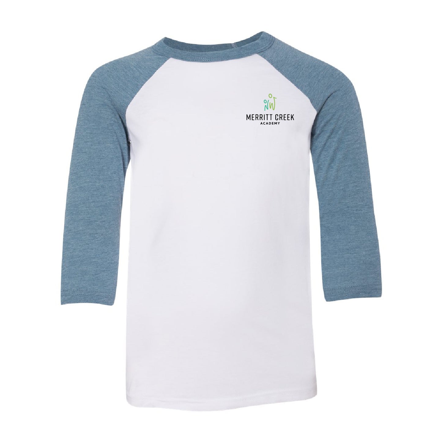 Merritt Creek Academy Youth Raglan Baseball Tee
