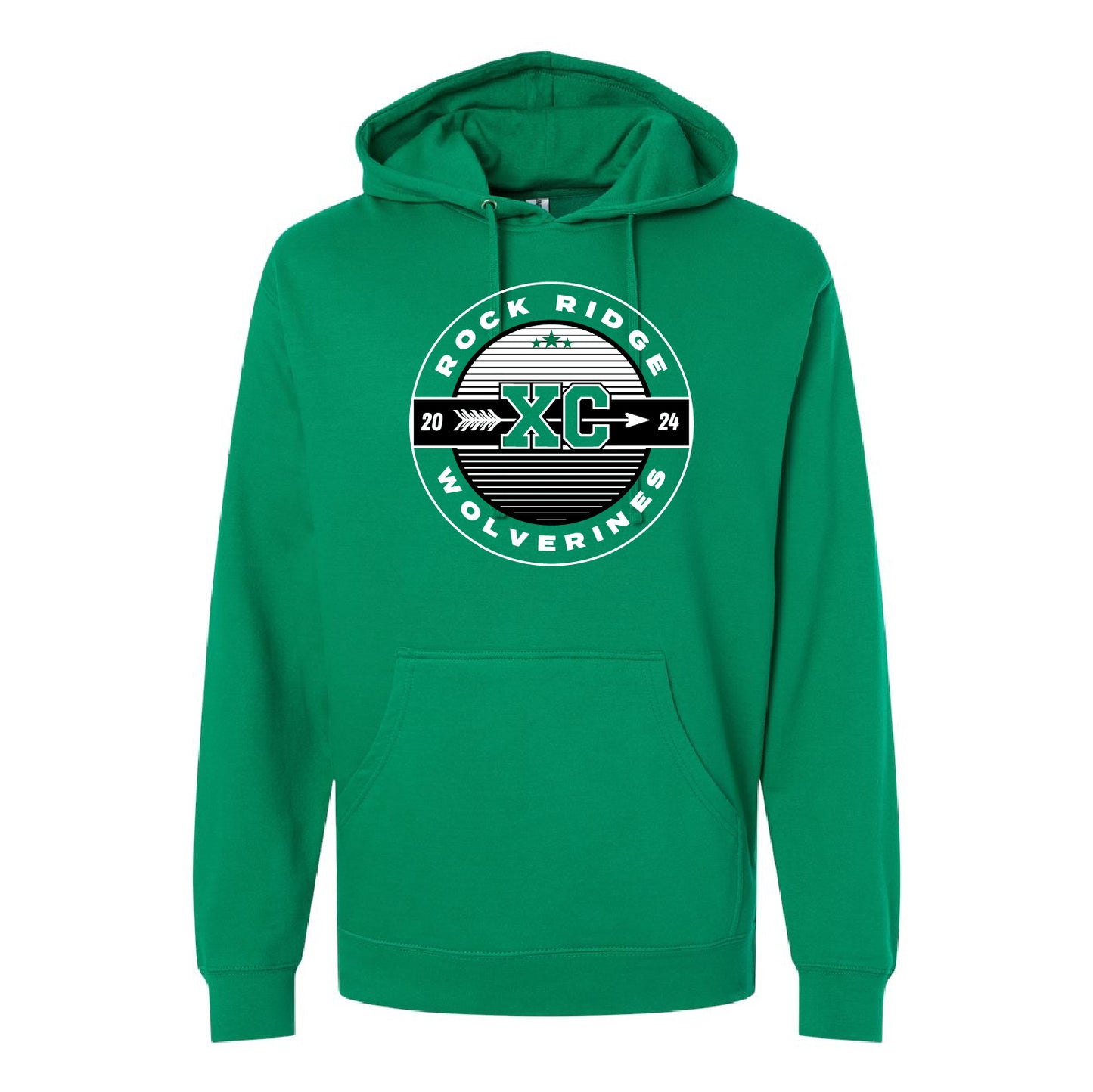 Rock Ridge CC Circle Unisex Midweight Hooded Sweatshirt