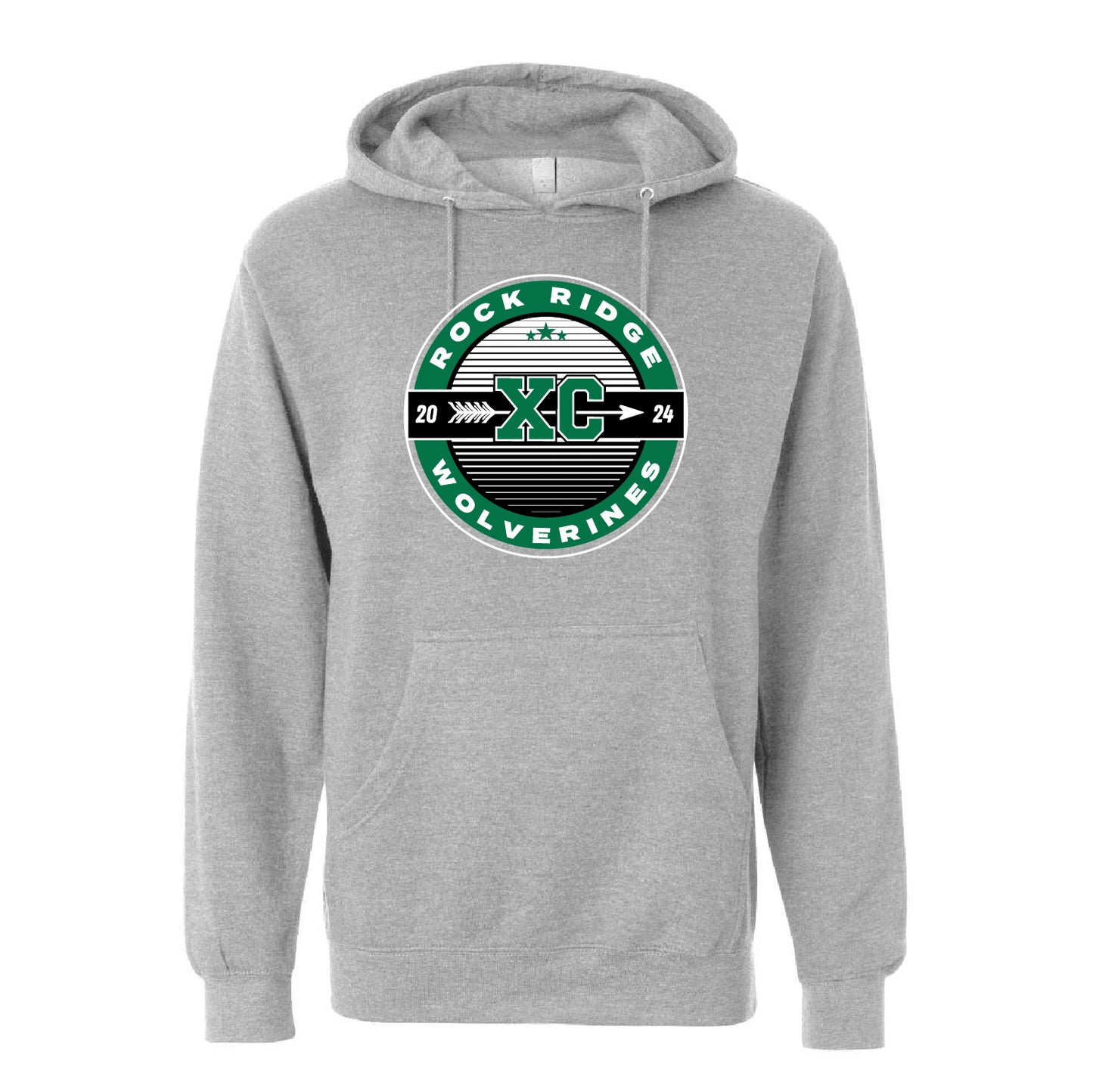 Rock Ridge CC Circle Unisex Midweight Hooded Sweatshirt