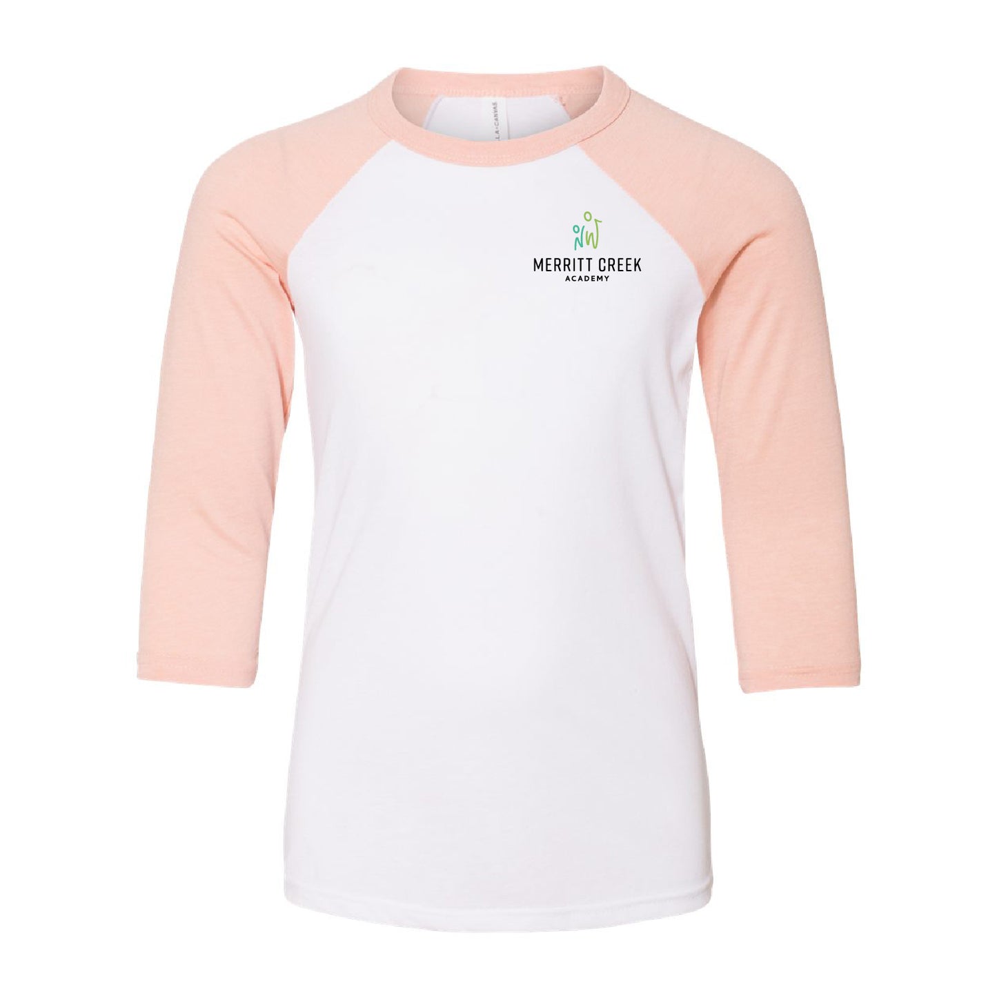 Merritt Creek Academy Youth Raglan Baseball Tee