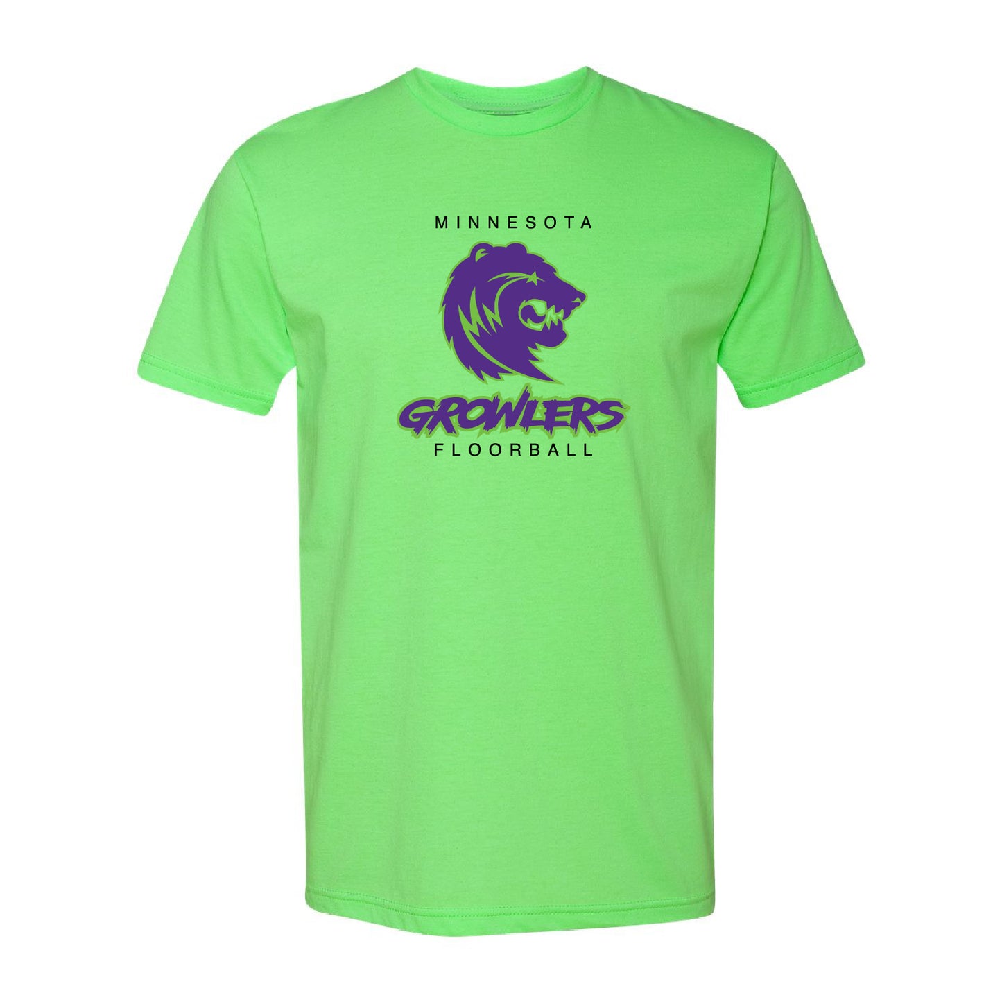 Growlers Floorball Unisex CVC Short Sleeve Crew