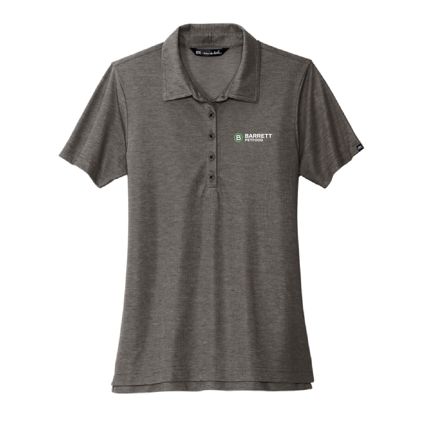 Barrett Petfood TravisMathew Women's Oceanside Heather Polo