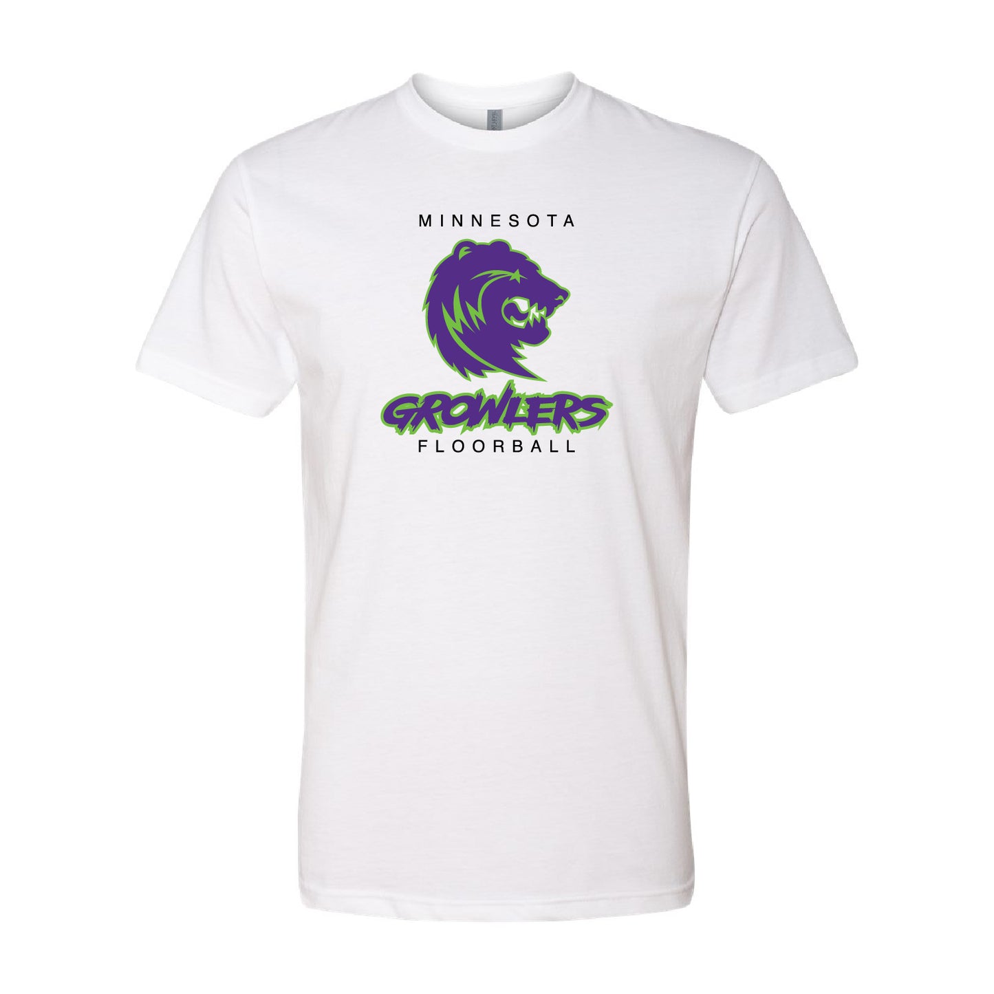 Growlers Floorball Unisex CVC Short Sleeve Crew