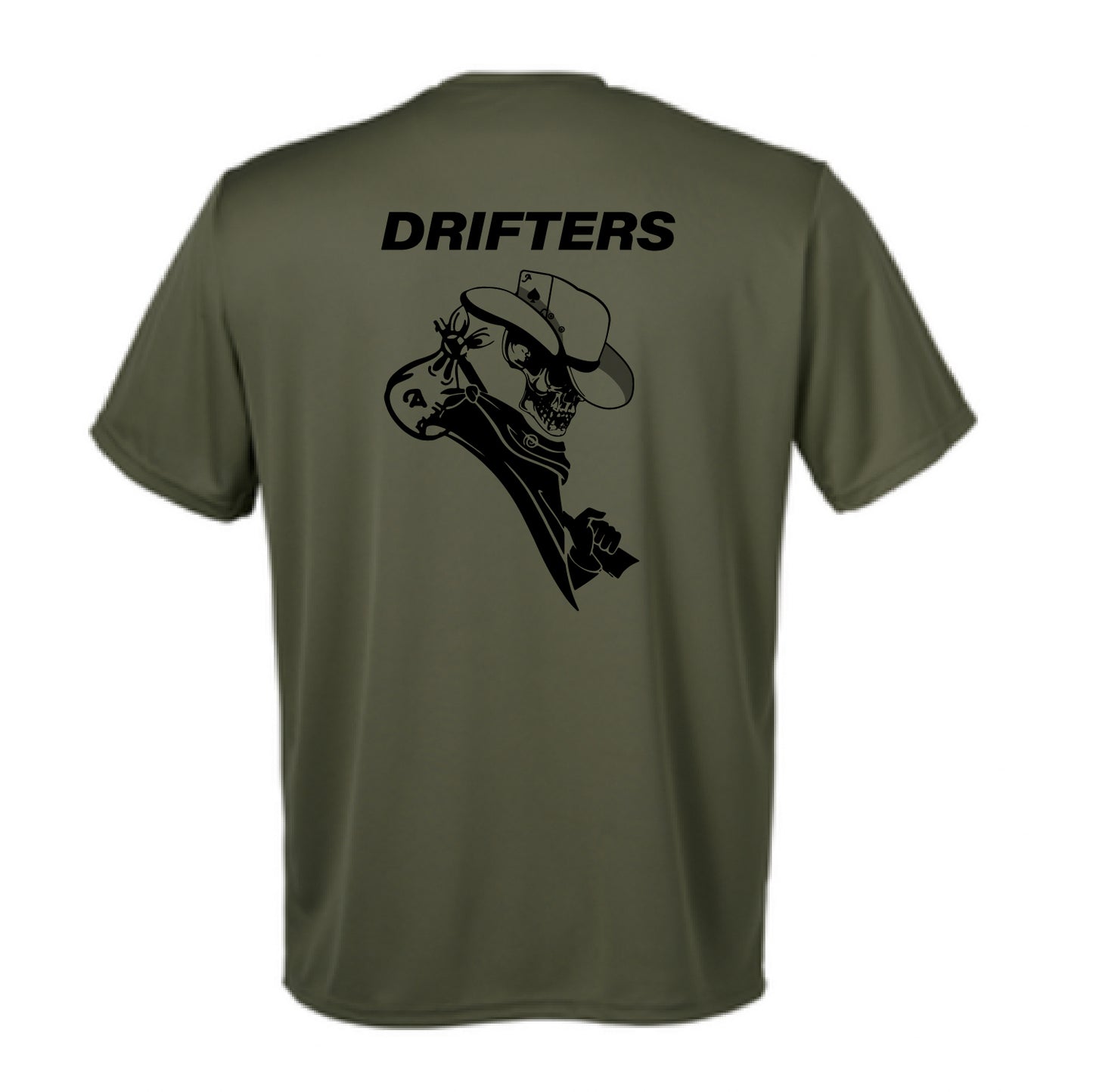 DRIFTER BLACK PERFORMANCE SHIRT