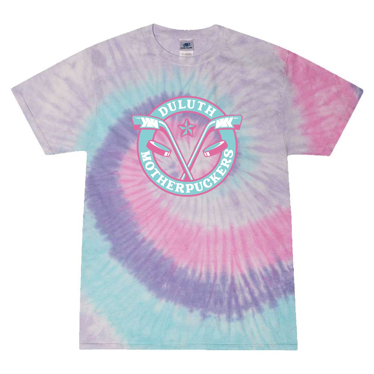 Duluth Motherpuckers Unisex Multi-Color Tie-Dyed T-Shirt