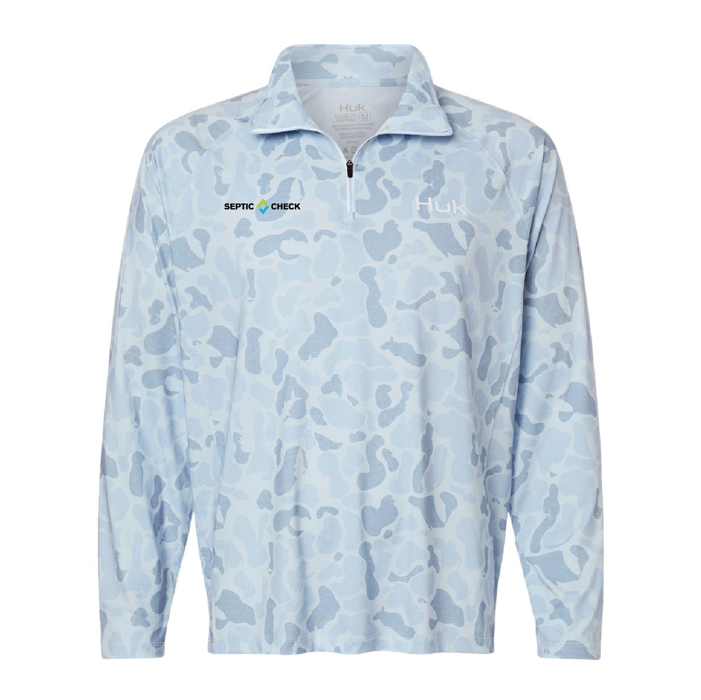 Septic Check Men's Airweight KC Printed Quarter-Zip Pullover