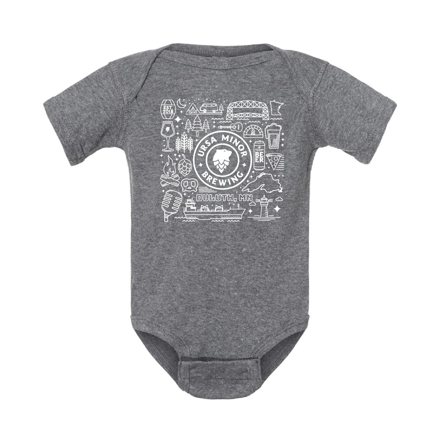 URSA 2025 Rabbit Skins - Infant Baby Rib Bodysuit - 4400