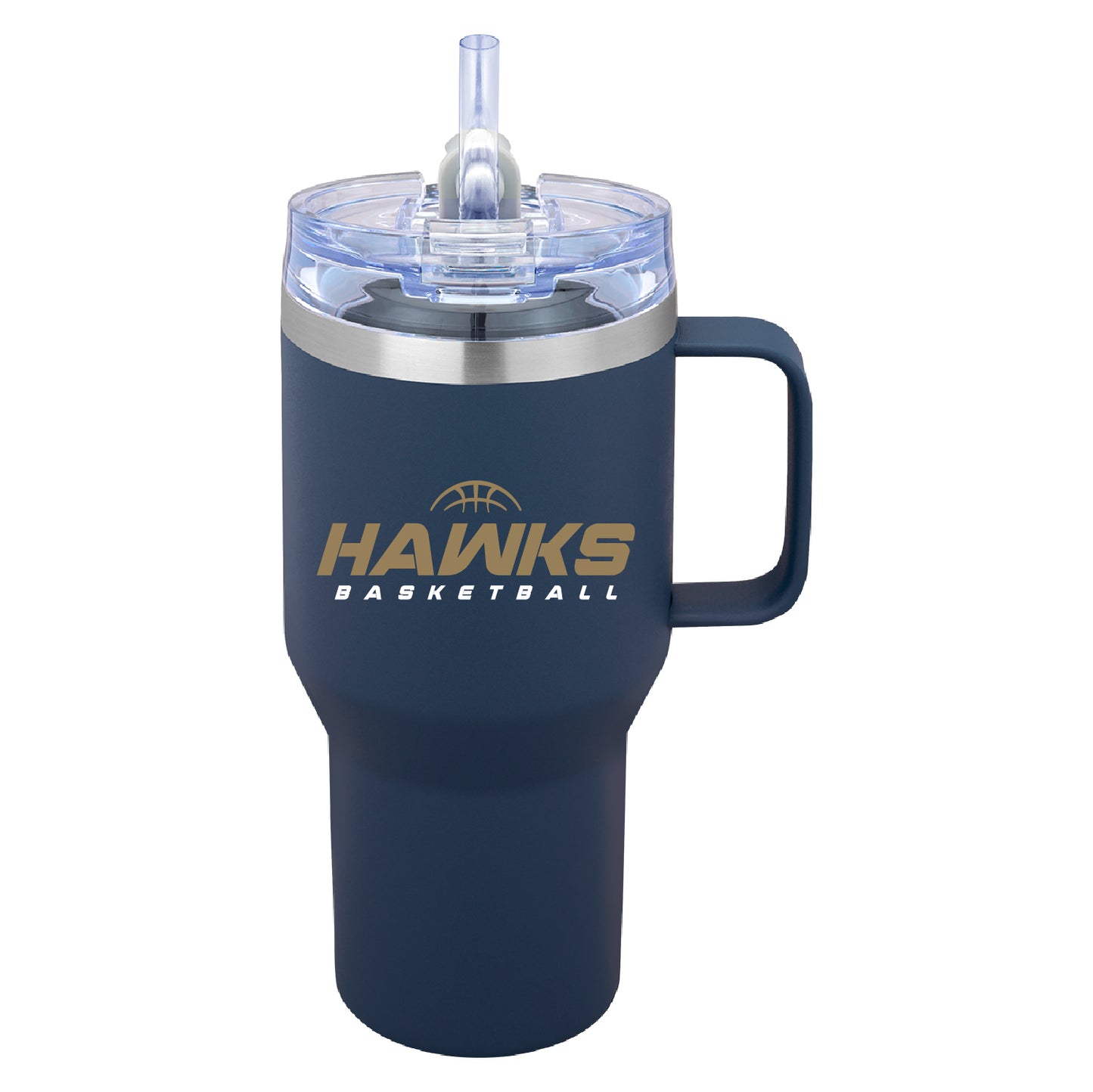 Hermantown Girls Basketball 30 oz. Vacuum Travel Mug