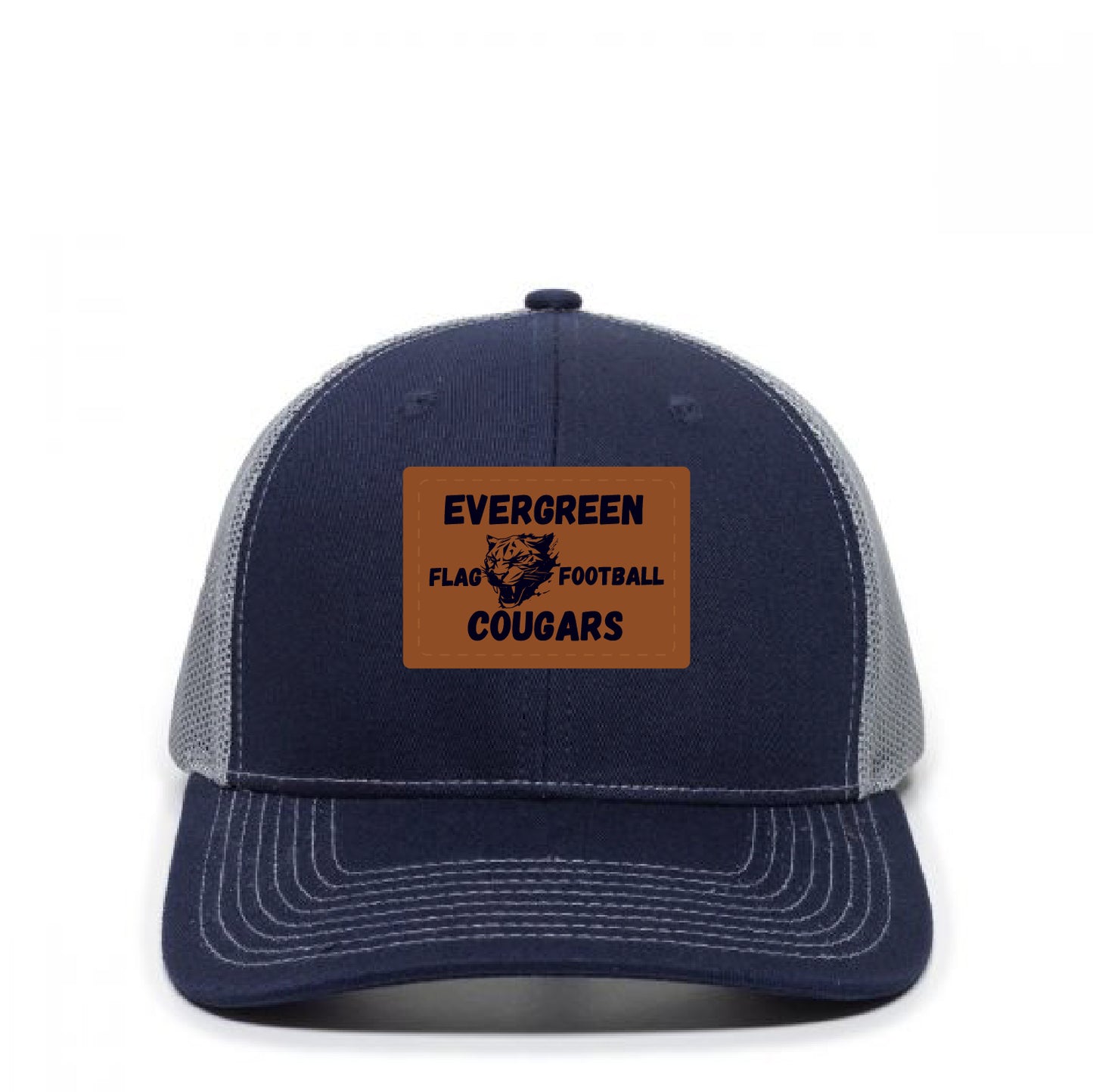 Evergreen Flag Football Premium Trucker Hat