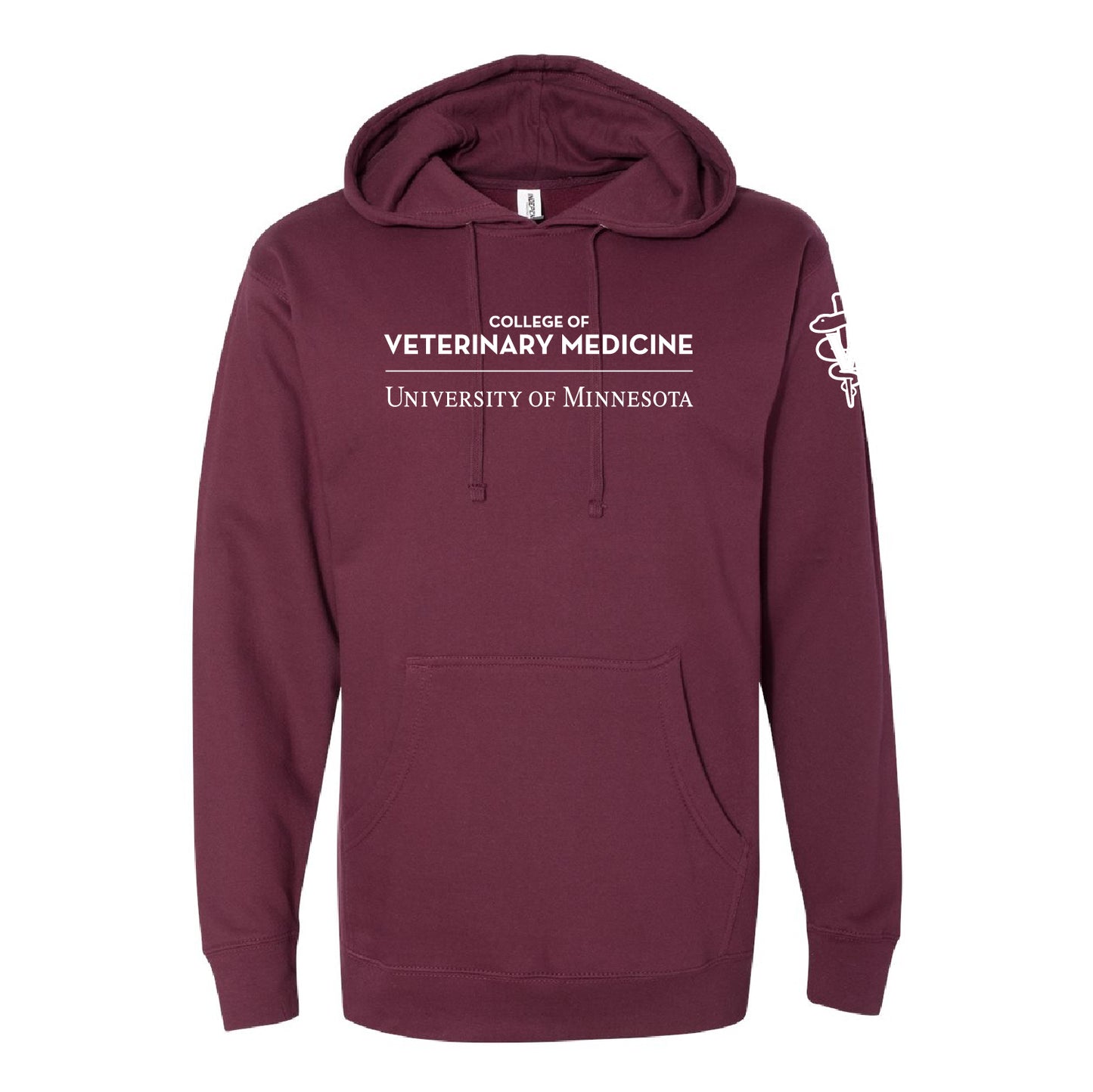 U of M Vet Med Midweight Hooded Sweatshirt