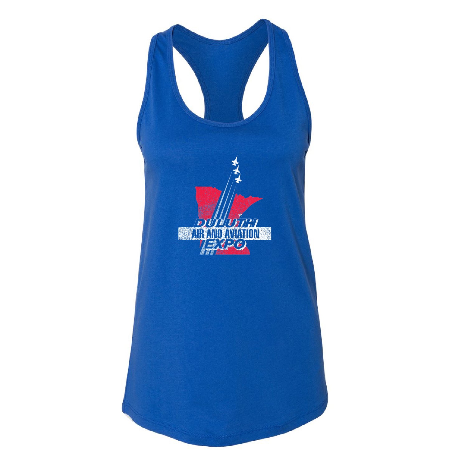 Duluth Airshow Women’s Jersey Racerback Tank