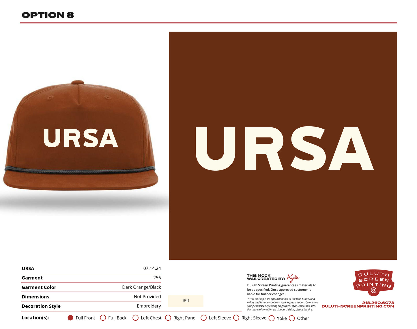 URSA Umpqua Snapback Cap