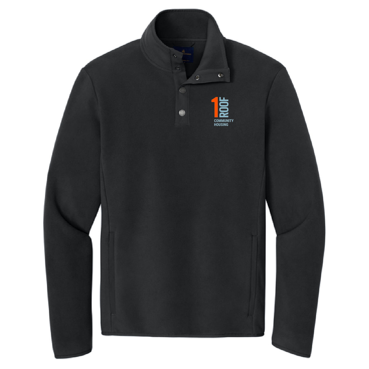 1Roof Housing Brooks Brothers® Fleece 1/4-Snap Neck