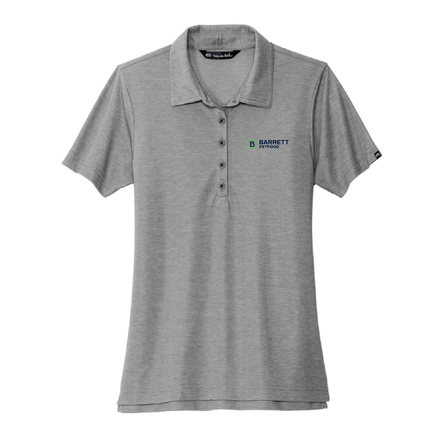 Barrett Petfood TravisMathew Women's Oceanside Heather Polo