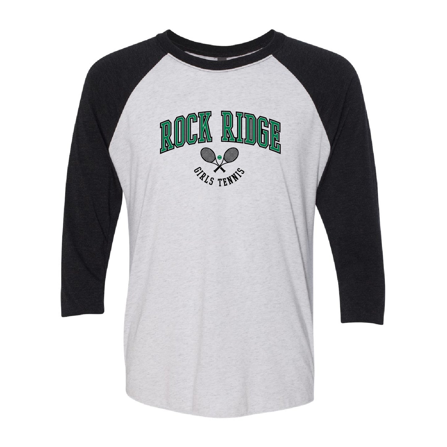 Rock Ridge Girls TennisTriblend Three-Quarter Raglan T-Shirt