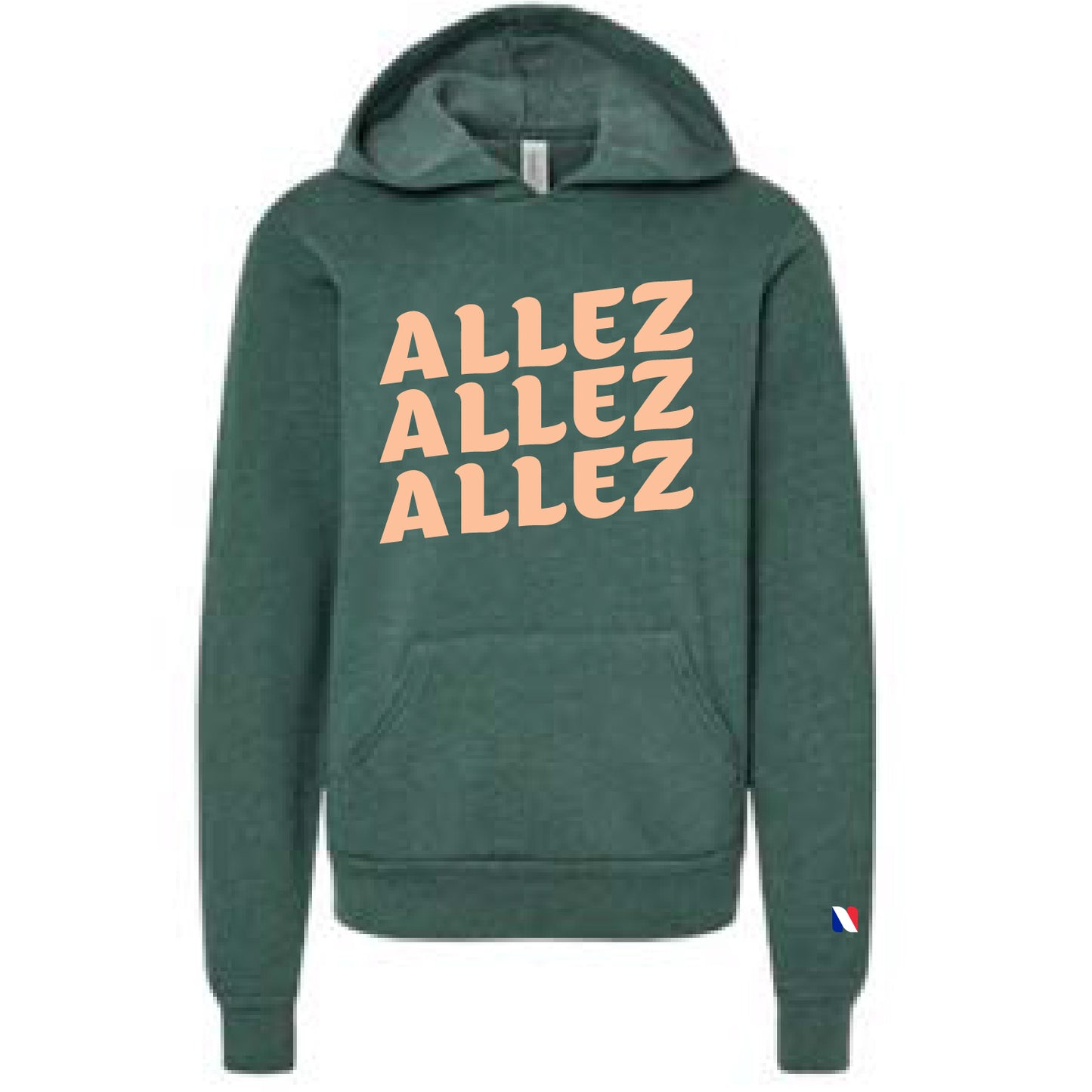 ALLEZ - YOUTH SPONGE FLEECE HOODIE