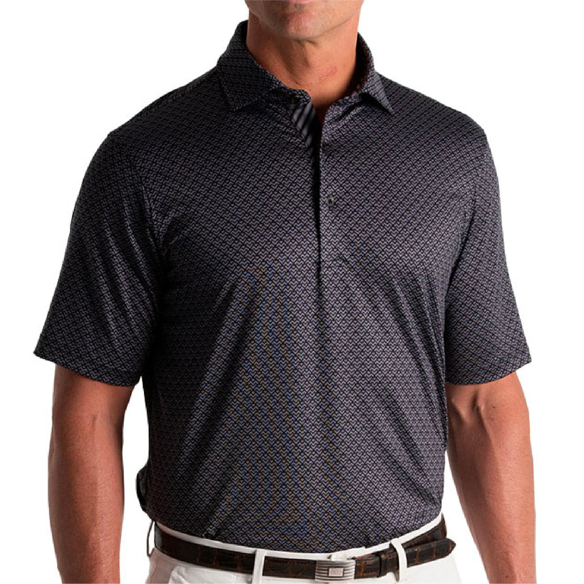 Fairway & Green Men's Summit Print Polo