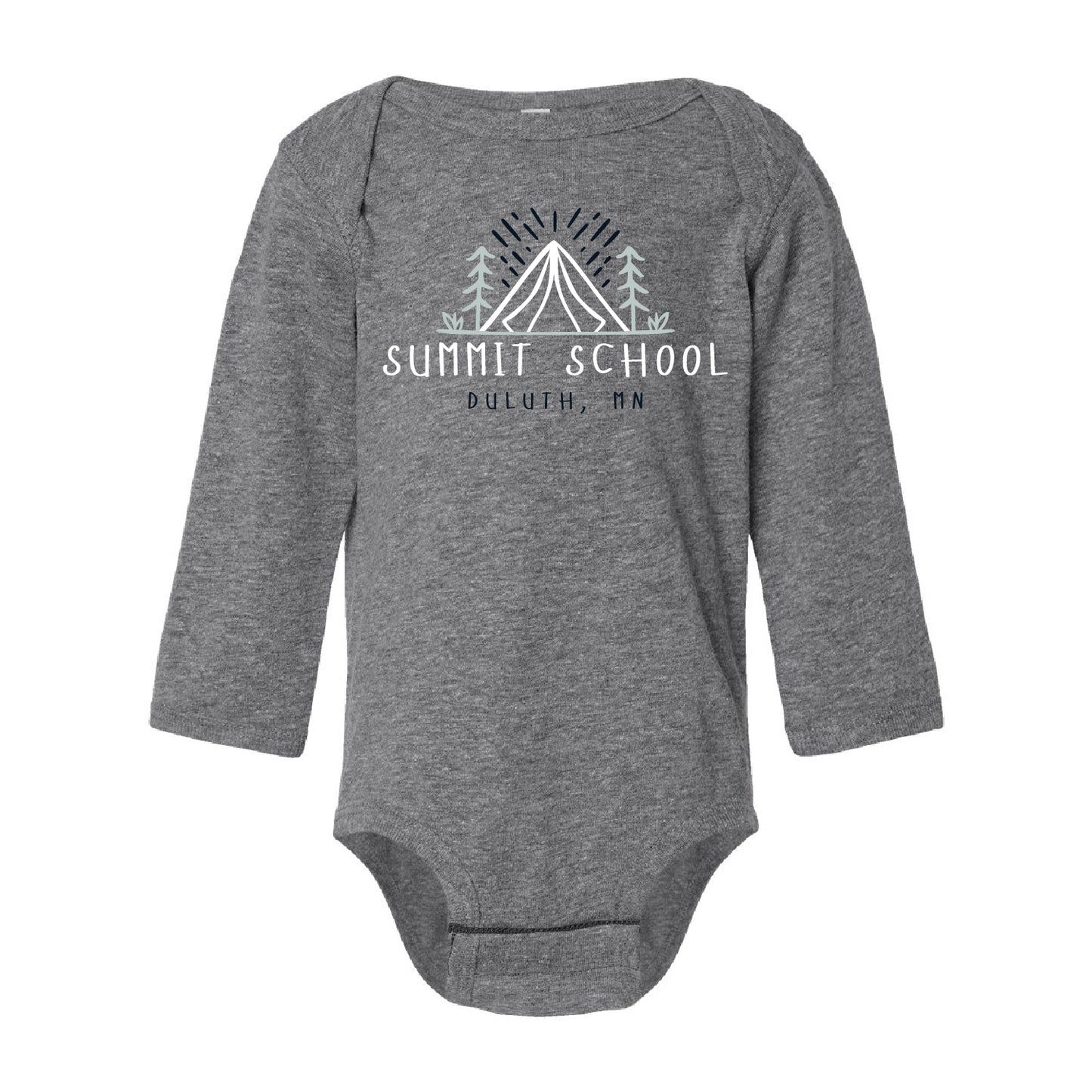 Summit School Infant Fine Jersey Long Sleeve Bodysuit