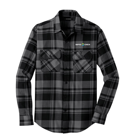 Septic Check Plaid Flannel Shirt