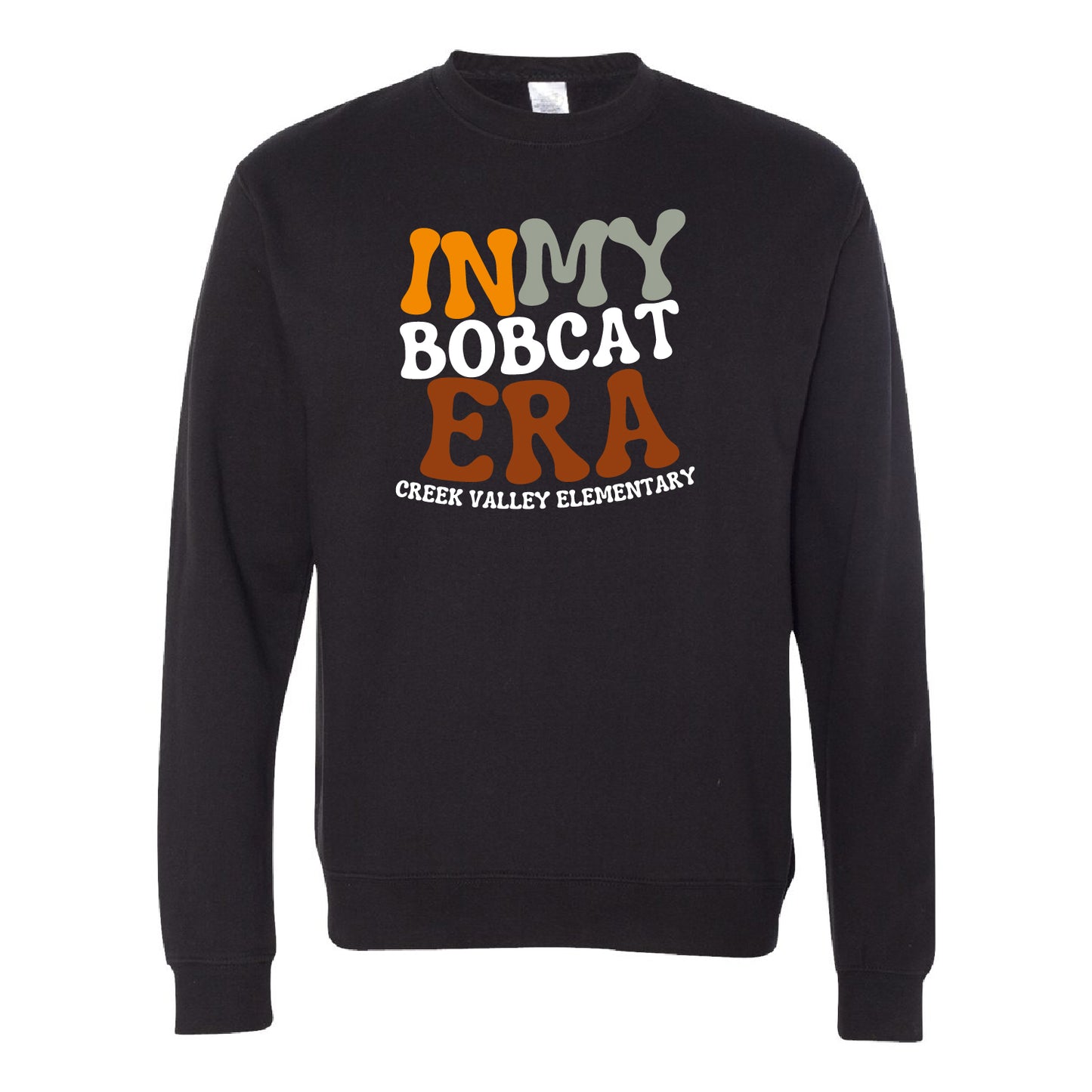 Creek Valley Elementary Unisex Midweight Sweatshirt Bobcat Era