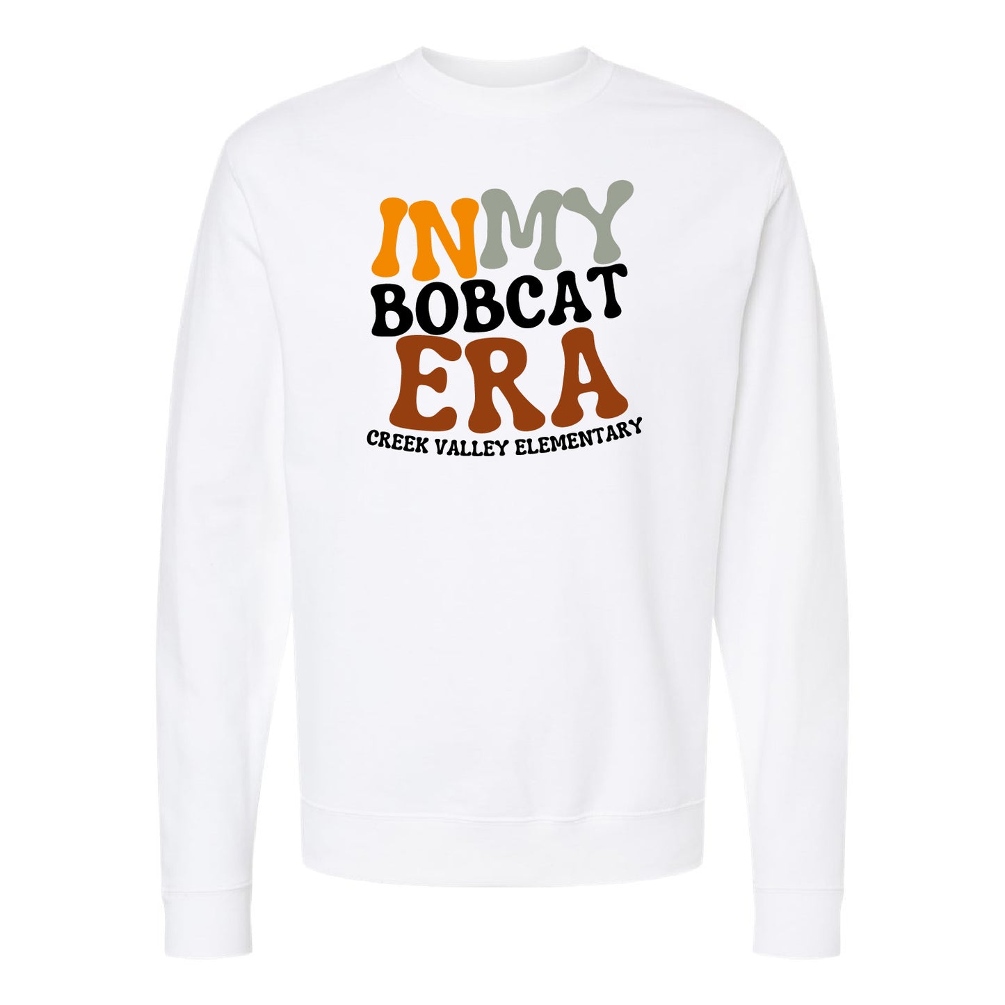 Creek Valley Elementary Unisex Midweight Sweatshirt Bobcat Era