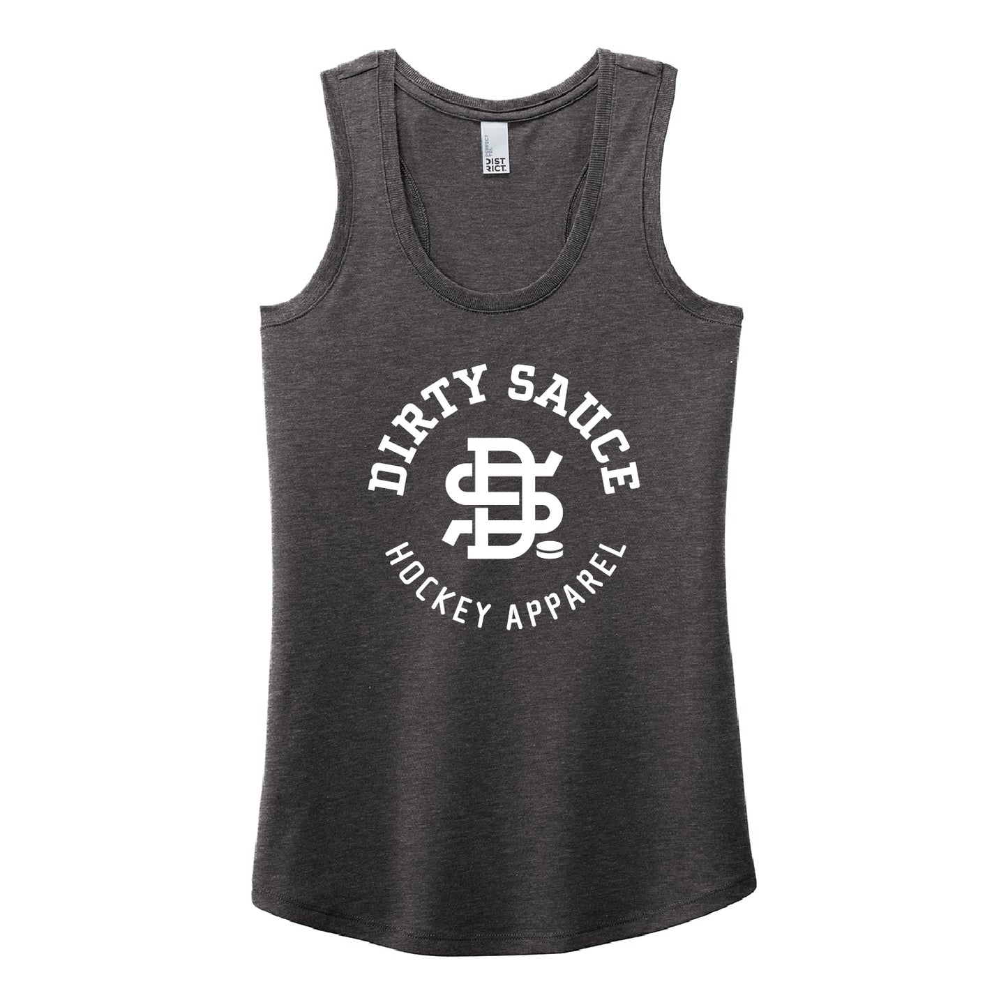 Dirty Sauce Hockey Women Triblend Racerback Tank