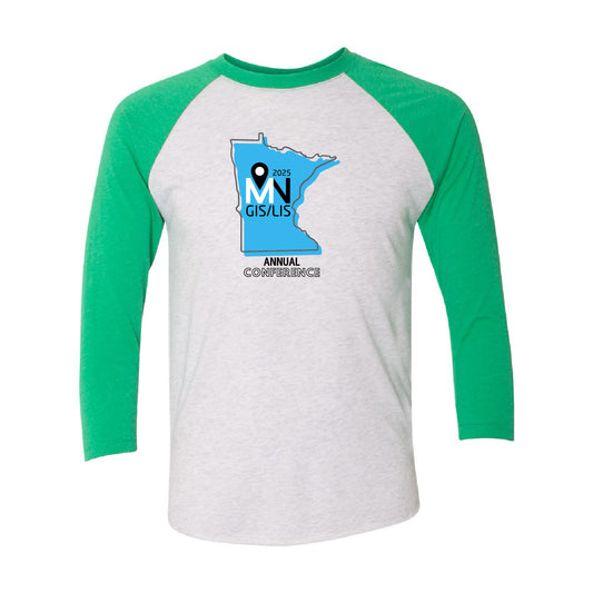 MN GIS/LIS Unisex Raglan Shirt Consortium Logo (2025)