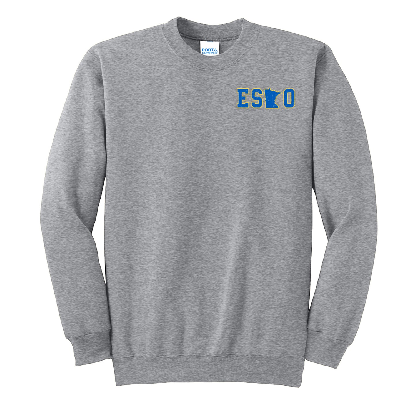 Esko United Essential Fleece Crewneck Sweatshirt (Tall Sizing Included)