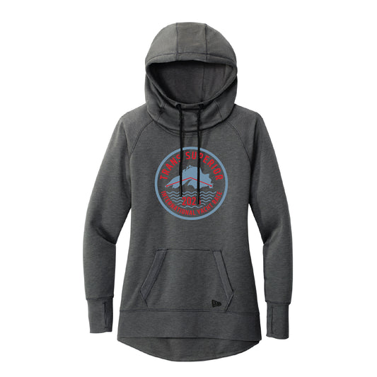 Trans Superior Yacht Race Womens Triblend Fleece Pullover Hoodie