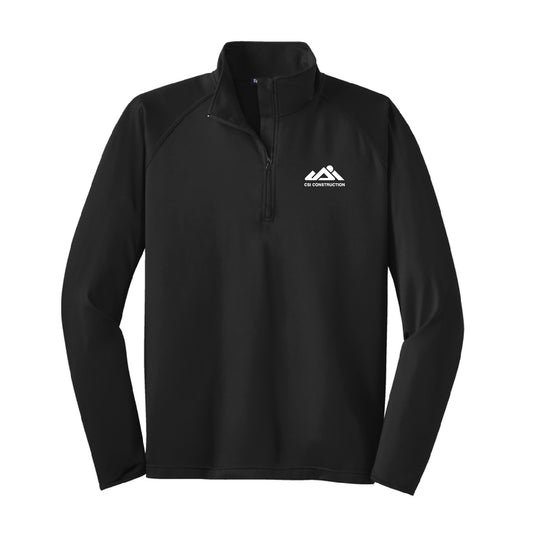 CSI Construction Tall Sport-Wick® Stretch 1/4-Zip Pullover