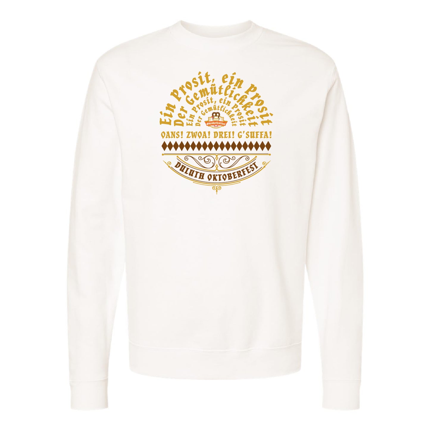 Duluth Oktoberfestival 2024 Midweight Crewneck Sweatshirt Design 4