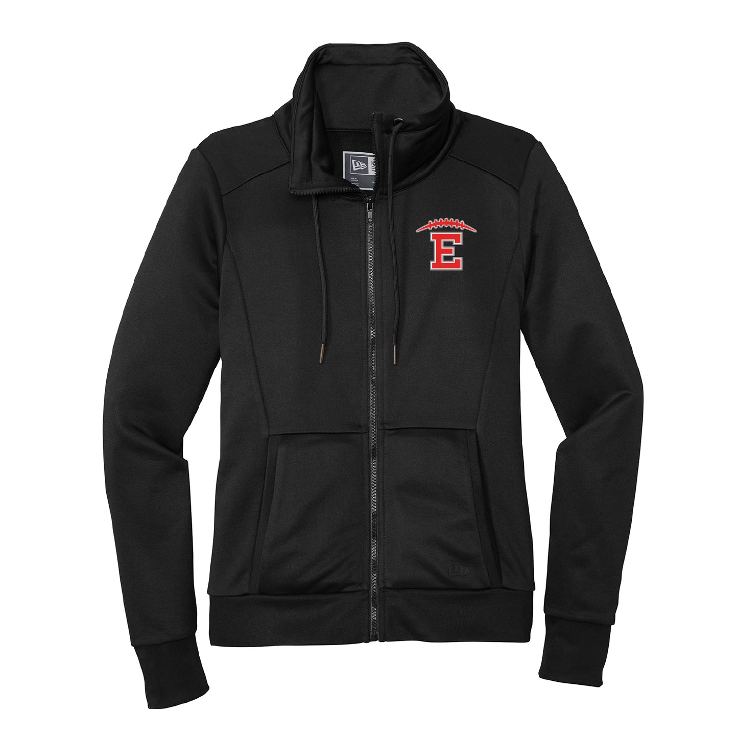 Duluth East Football Ladies Performance Terry Full-Zip Cowl Design 2