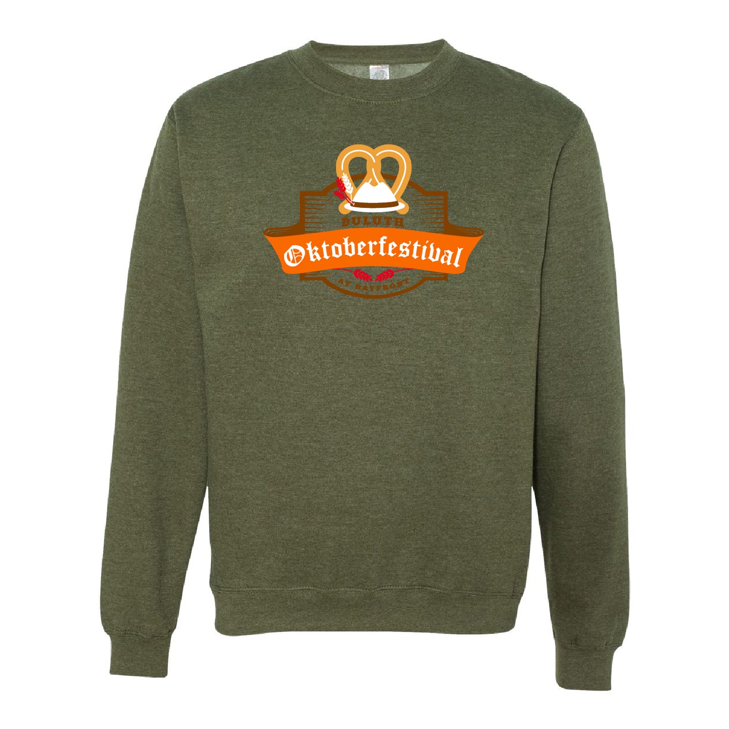 Duluth Oktoberfestival 2024 Midweight Crewneck Sweatshirt Design 1