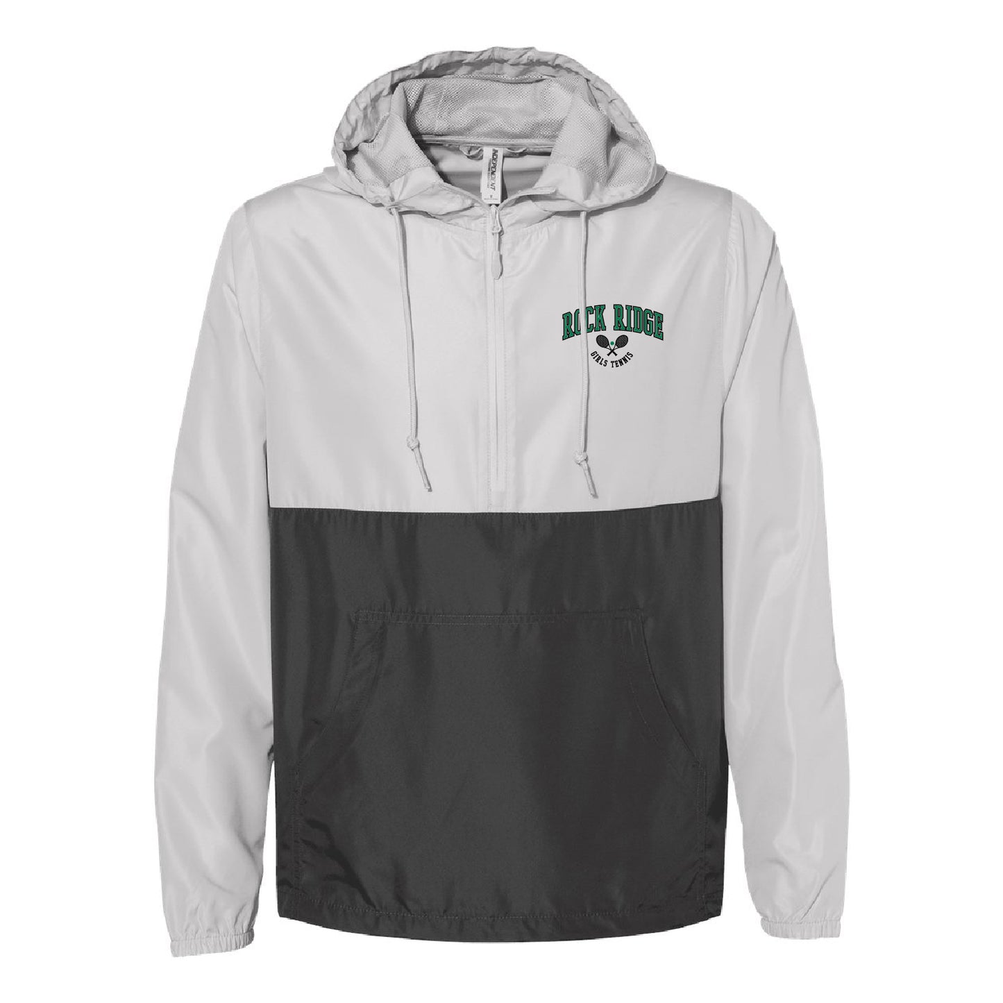 Rock Ridge Girls Tennis Lightweight Quarter-Zip Windbreaker Pullover Jacket