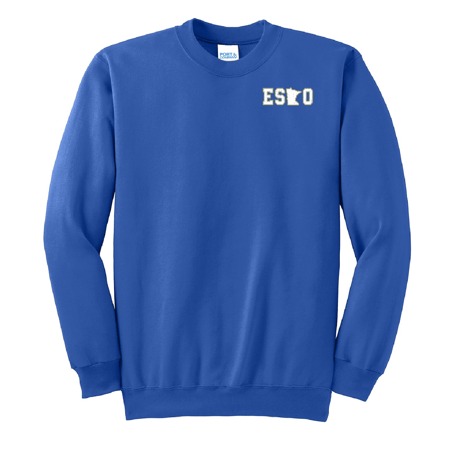 Esko United Essential Fleece Crewneck Sweatshirt (Tall Sizing Included)